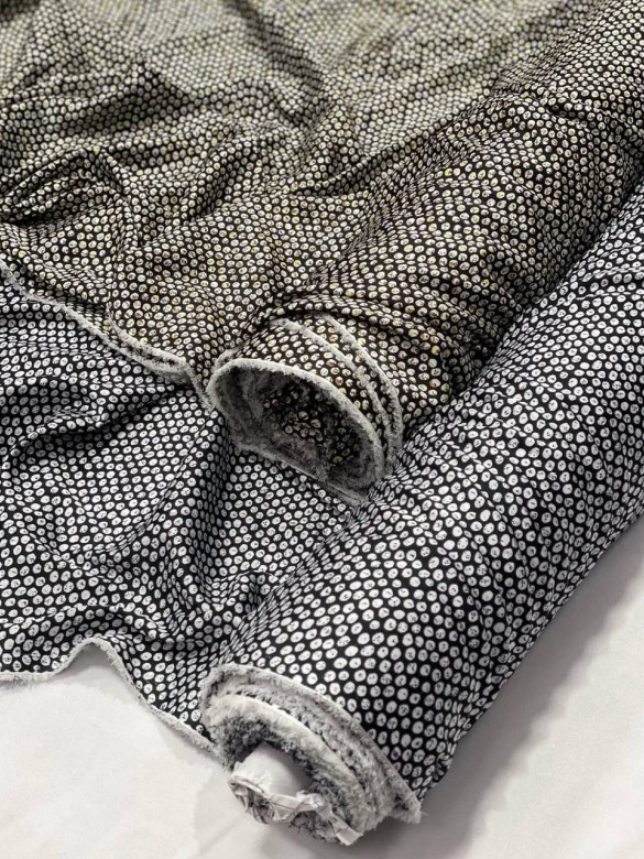 Шелк ARMANI Принт Горох Китай