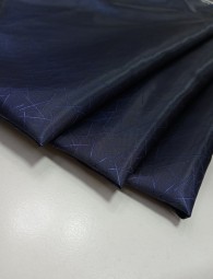 Подклада "Вискоза Жаккард" Фиолетово-синий черточки